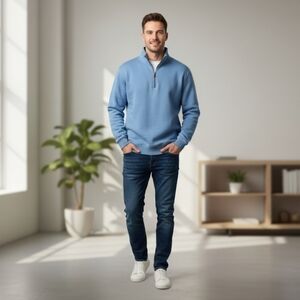 Men's Antigua 1/4 Zip Sweatshirt - Size XL - Read Description